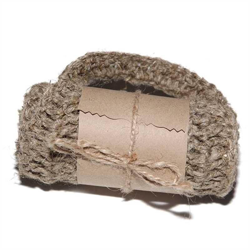 Скраб-мочалка. 42х44 см. Лён