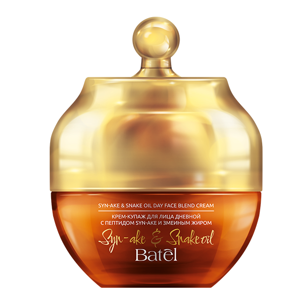 Крем-купаж для лица дневной с пептидом Syn-ake и змеиным жиром