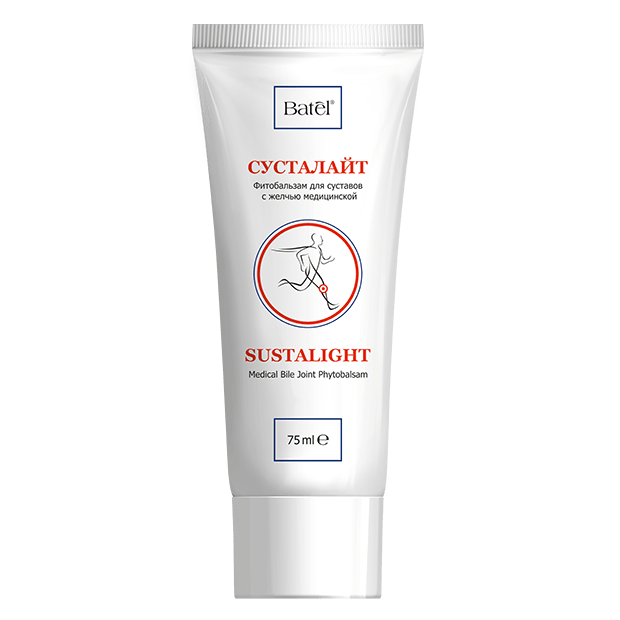 Фитобальзам для суставов с желчью медицинской «Сусталайт»