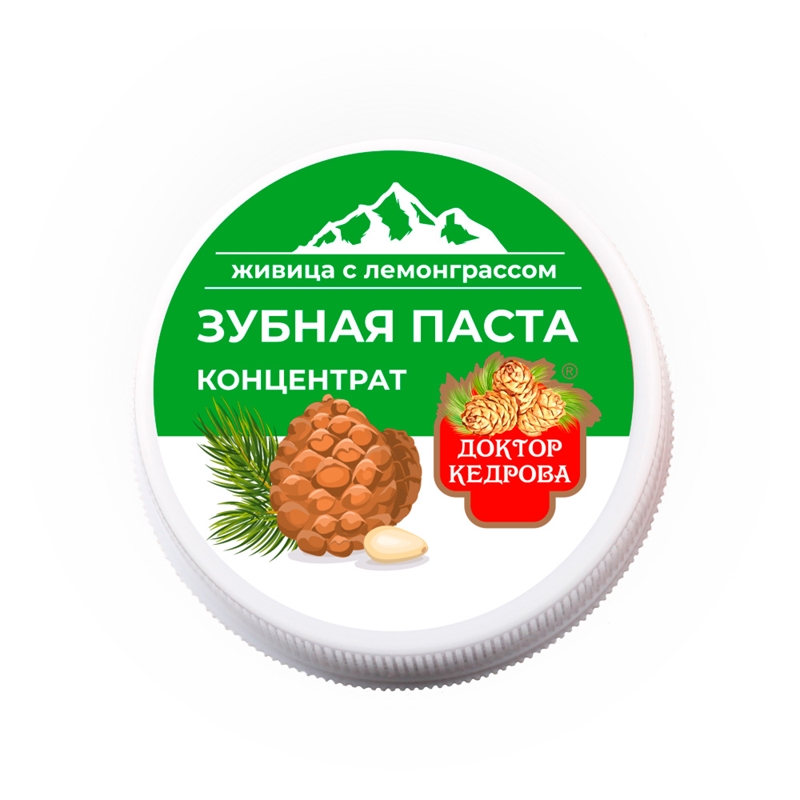 Зубная паста концентрат. Живица с лемонграссом