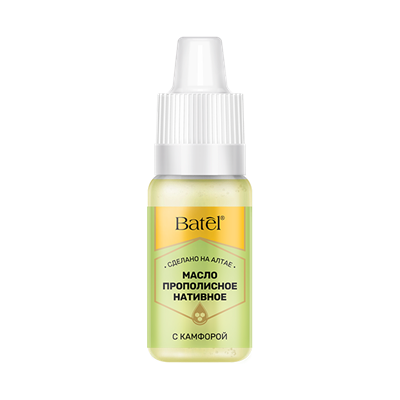 Масло прополисное нативное с камфорой