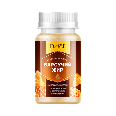 Барсучий жир с алтайским медом