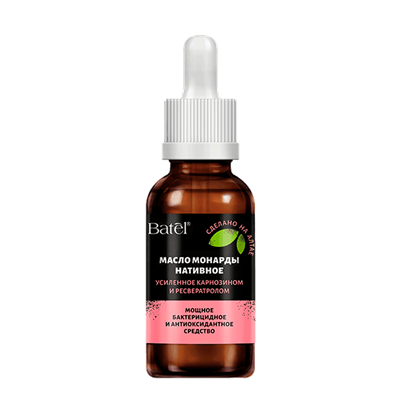 Масло монарды нативное, усиленное карнозином и ресвератролом
