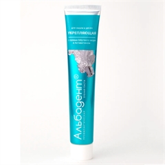 Зубная паста укрепляющая с солями Мёртвого моря и Активитином. Альбадент