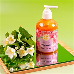Натуральное цветочное крем-мыло. Жасмин
