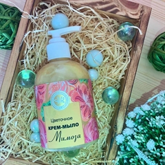 Натуральное цветочное крем-мыло. Мимоза