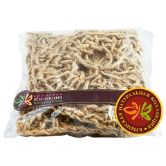 Кессе-руковица для пилинга. Вязанная из натурального джута