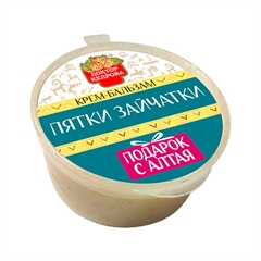 Крем-бальзам. Пятки зайчатки. (с живицей, с маслом льна и пихты)