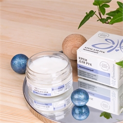 Натуральный крем для рук. Увлажняющий (с экстрактами винограда, яблока, розмарина)